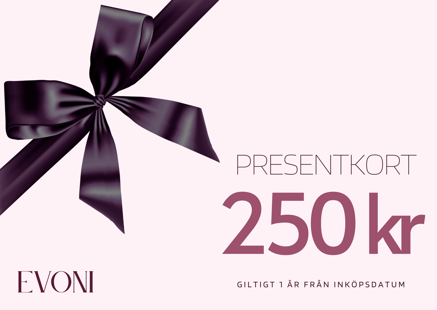 Evoni Presentkort