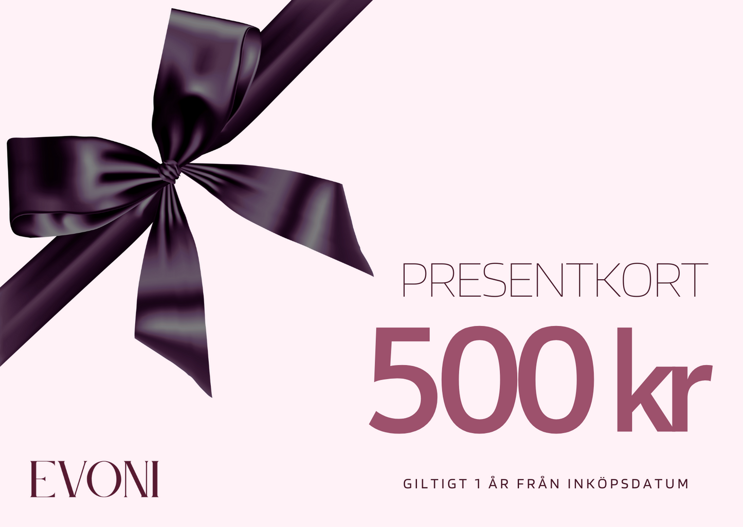 Evoni Presentkort