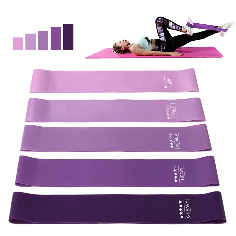Home Training Yoga Sport Resistance Bands Fitness Elastic Resistance Bands Stretching Pilates Crossfit Workout Gym Equipment