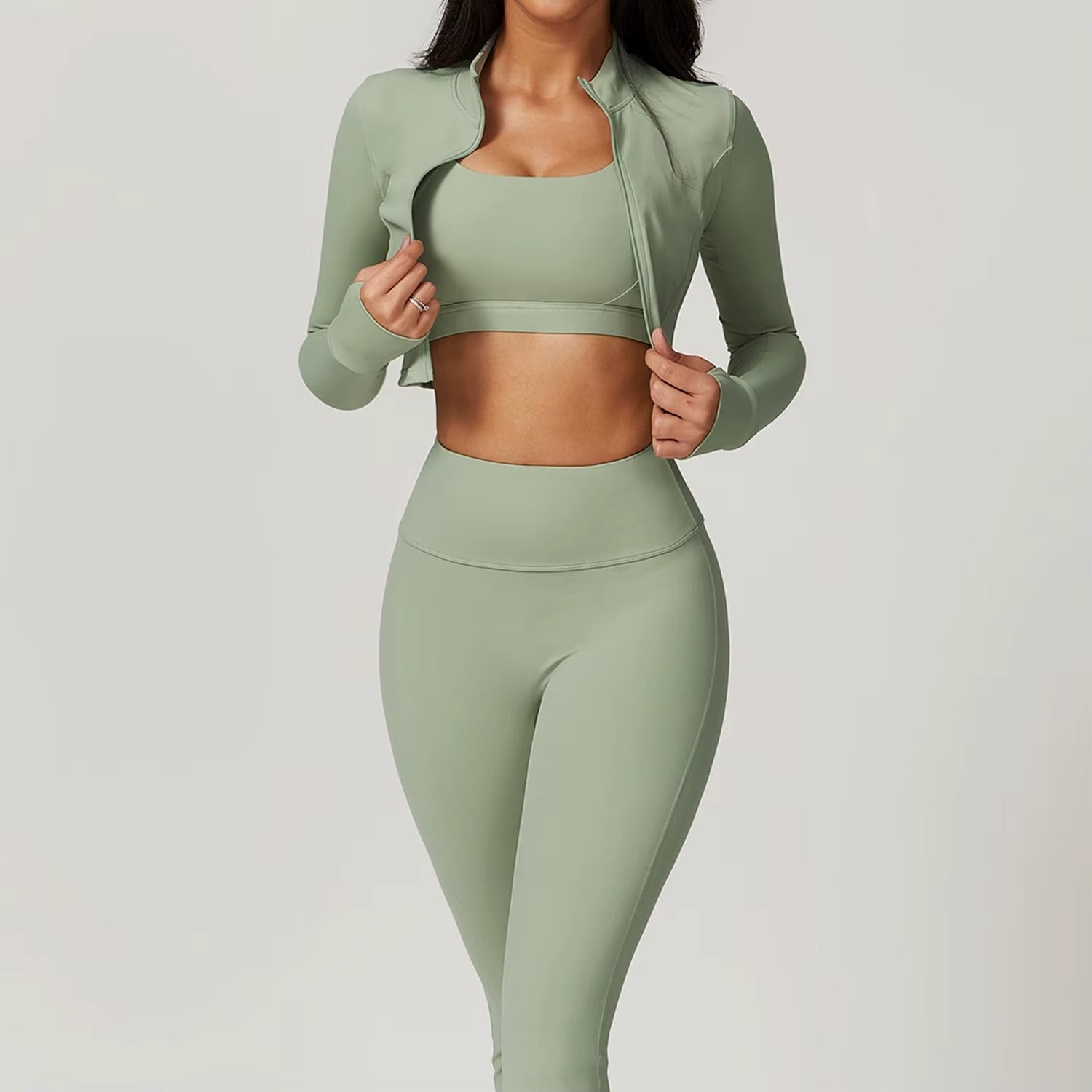Elevate Set - Leggings - Grön