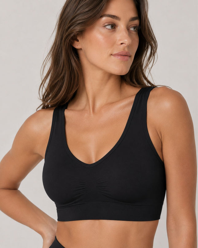 Comfort Seamless Bra - Svart