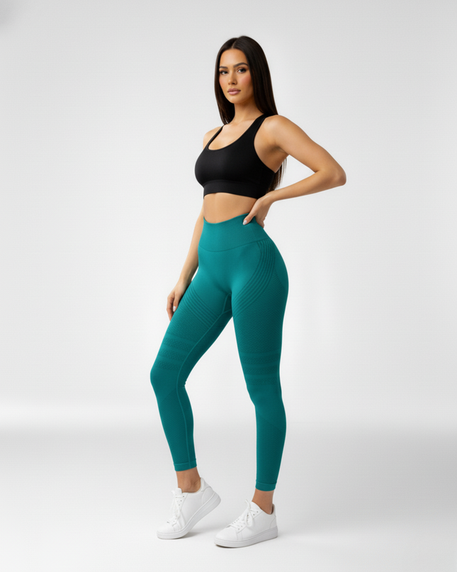 Fusion Curve Tights - Turkos