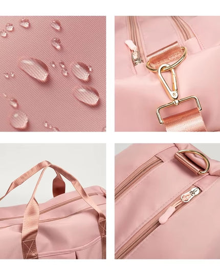 Gym Bag for Women with Shoe Compartment Durable Lightweight Yoga Large Handbag