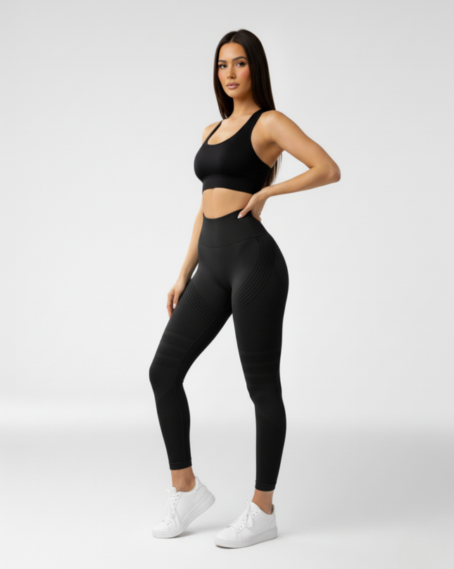 Fusion Curve Tights - Svart