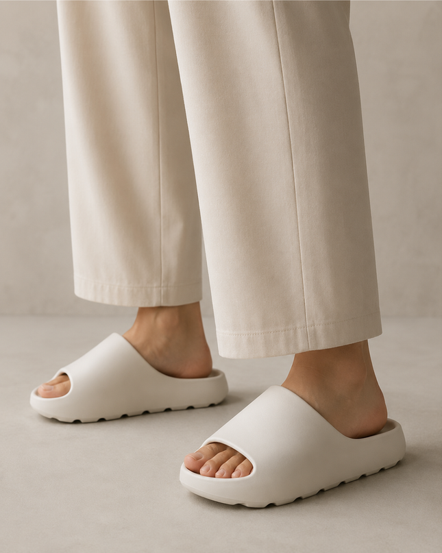 Nordic Cloud Slides - Beige