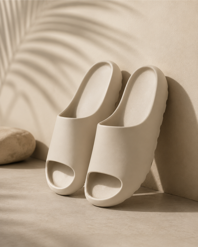 Nordic Cloud Slides - Beige