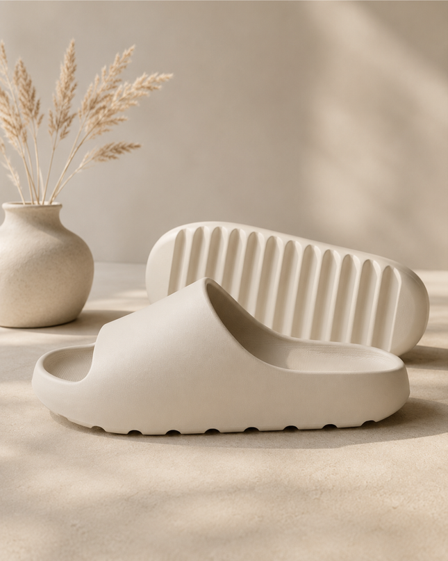 Nordic Cloud Slides - Beige