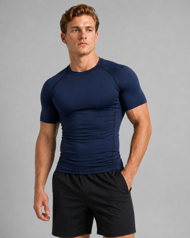 Prime Compression Shirt - Navy