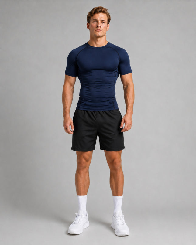 Prime Compression Shirt - Navy