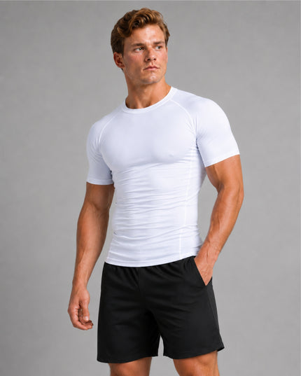Prime Compression Shirt - Vit