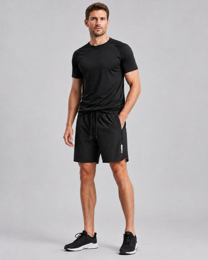 Apex Shorts - Svarta träningsshorts för män