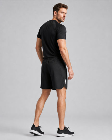 Apex Shorts - Svarta träningsshorts för män