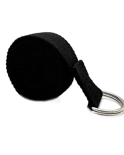 1.8Mx3.8Cm Adjustable D-Ring Buckle Yoga Strap Gives Flexibility for Yoga Stretching Durable Cotton Exercise Straps