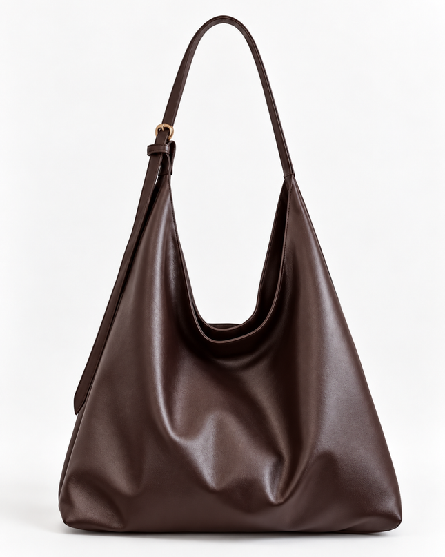 Everyday Tote Bag – Stor axelväska - Brun