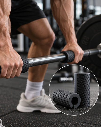 Fat Grips – Greppförstärkare för skivstång & hantlar