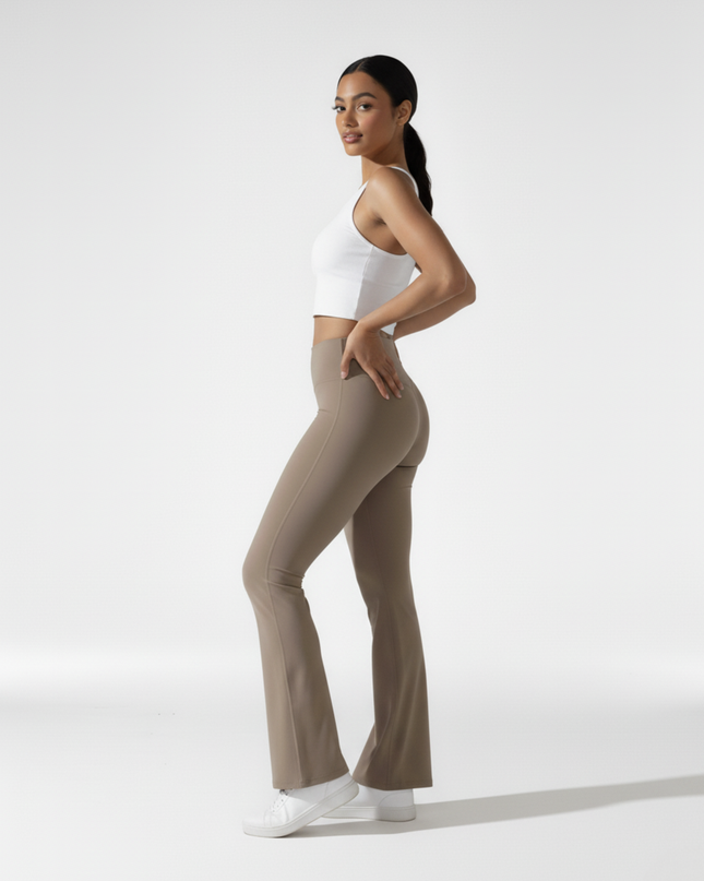 Origin Flare Tights - Khaki