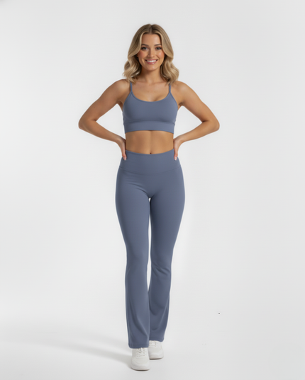 Elevate Flare Leggings - Ocean Blue 