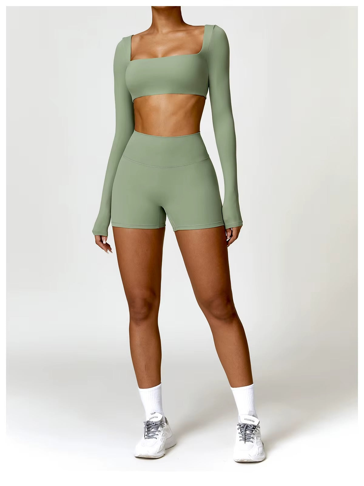Dynamic Yoga Set - Shorts - Svart