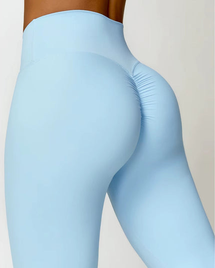 Core High Waist Leggings - Baby Blue