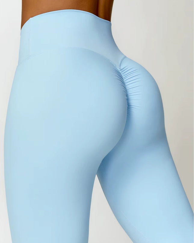 Core High Waist Leggings - Baby Blue