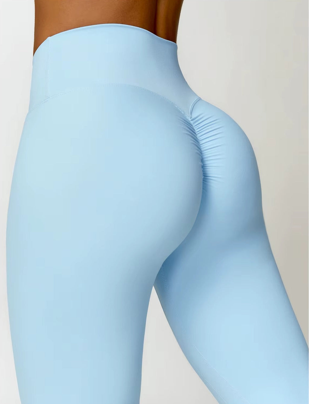 Core High Waist Leggings - Baby Blue