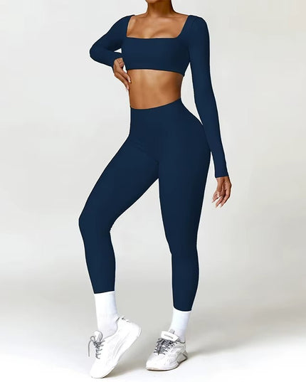 Core Yoga Set - Tights - Navy