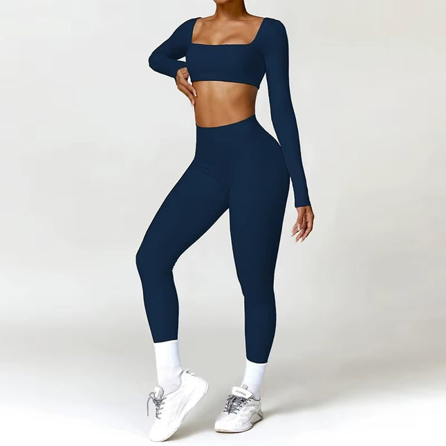 Core Yoga Set - Tights - Navy