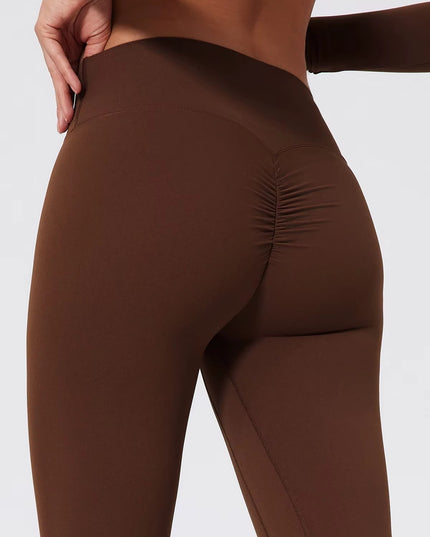 Core High Waist Leggings - Coffee