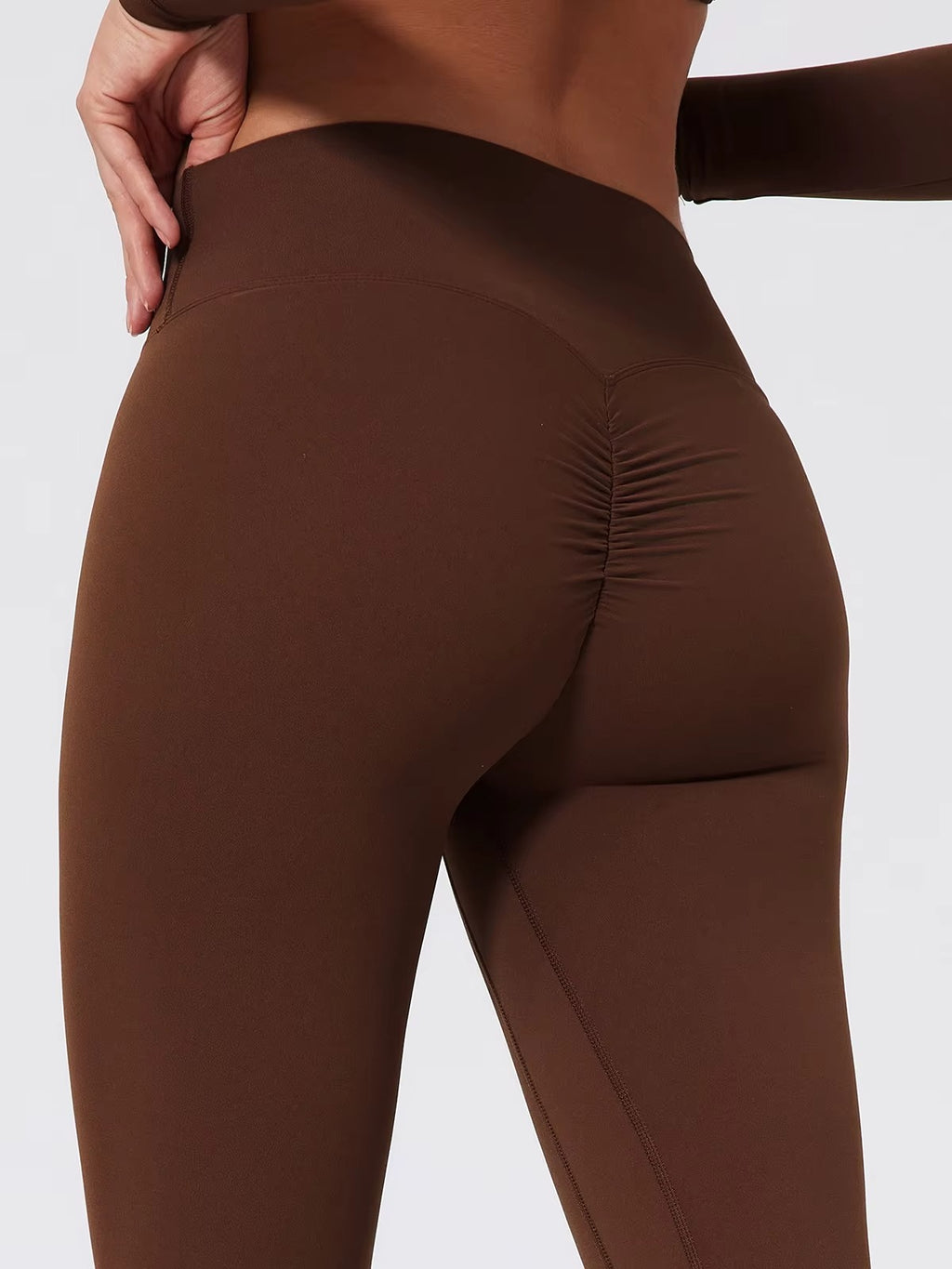 Core High Waist Leggings - Coffee