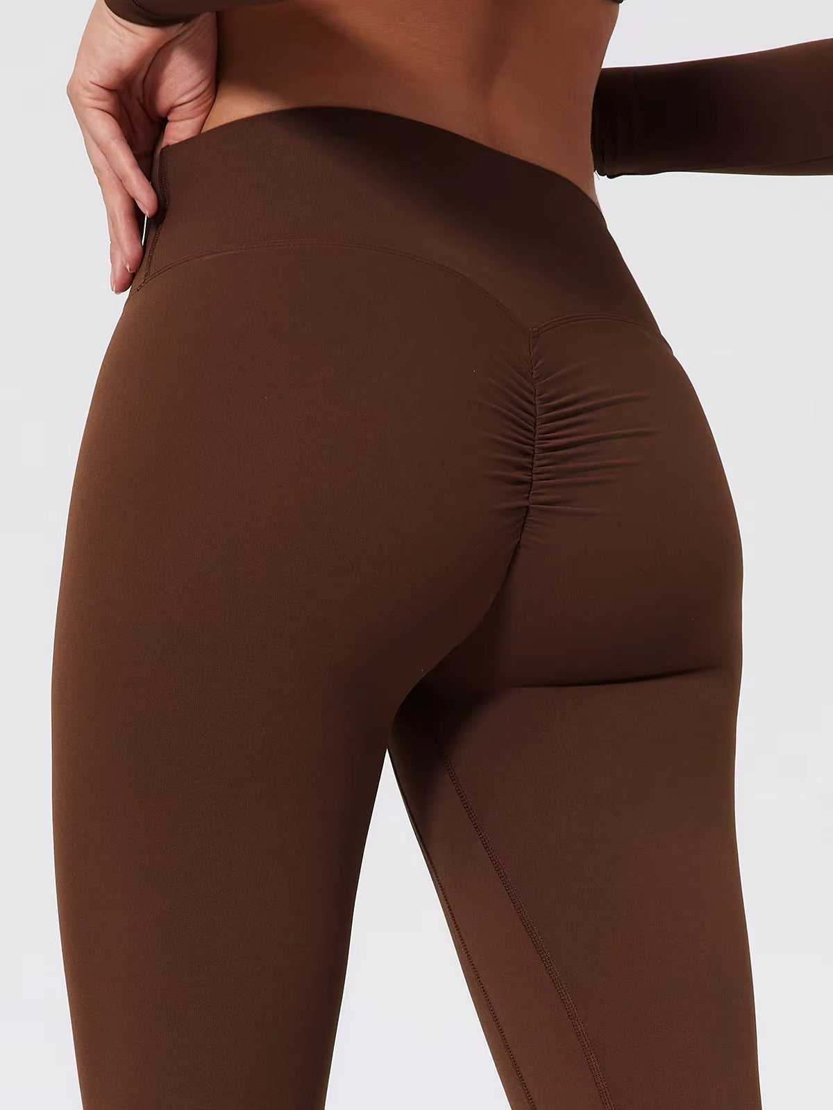 Core High Waist Leggings - Coffee