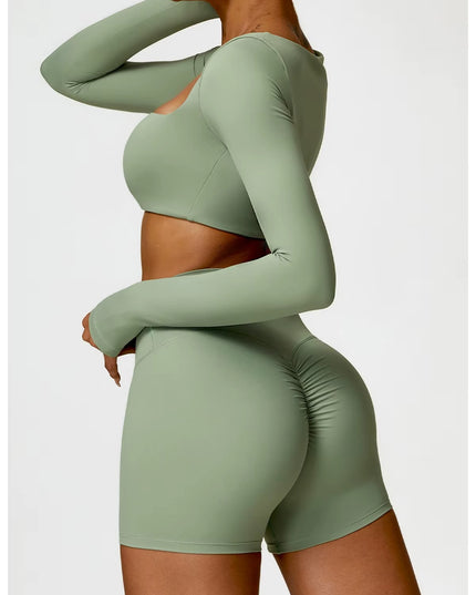 Dynamic Yoga Set - Shorts - Vihreä