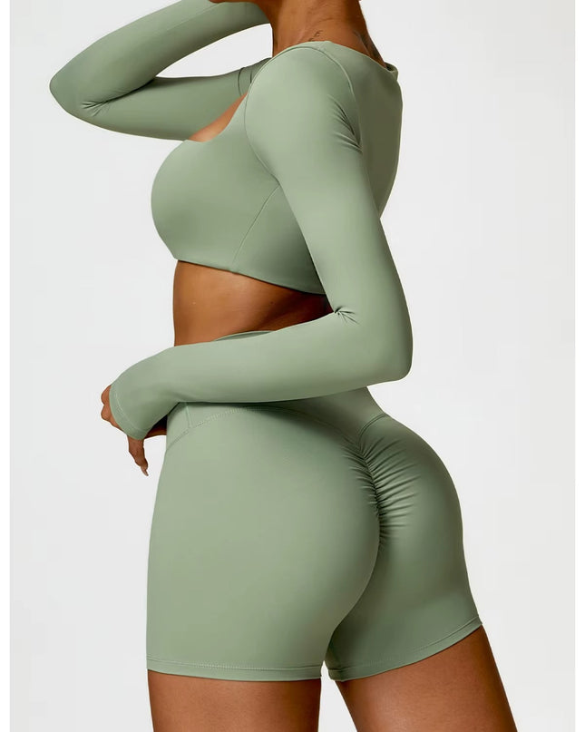 Dynamic Yoga Set - Shorts - Vihreä