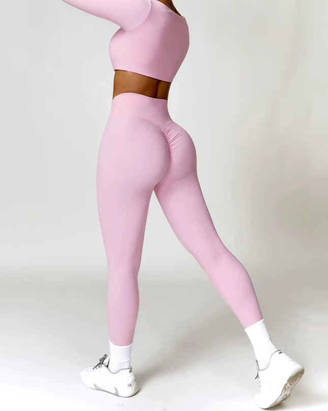Core Yoga Set - Tights - Rosa