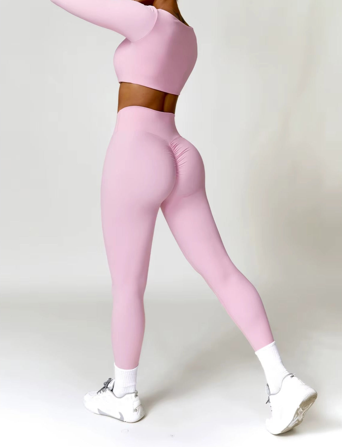Core Yoga Set - Tights - Rosa