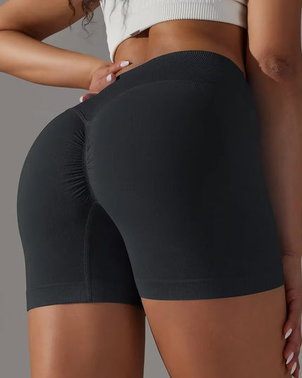 Lana Sculpt saumattomat shortsit - Musta