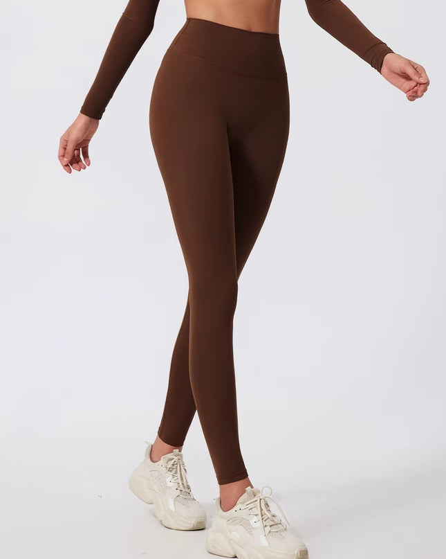 Core High Waist Leggings - Coffee