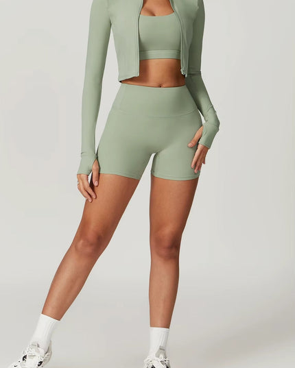 Elevate Set - Shorts - Grön