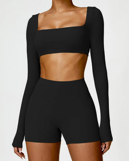 Dynamic Yoga Set - Shortsit - Sand