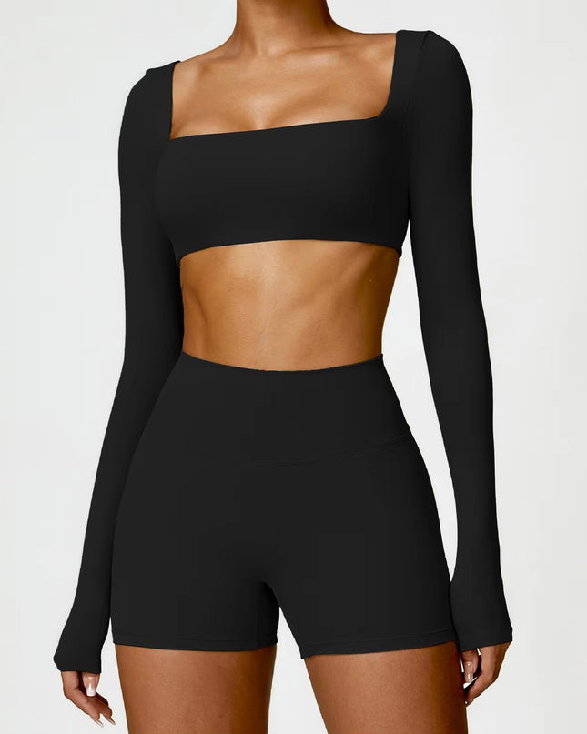 Dynamic Yoga Set - Shortsit - Sand