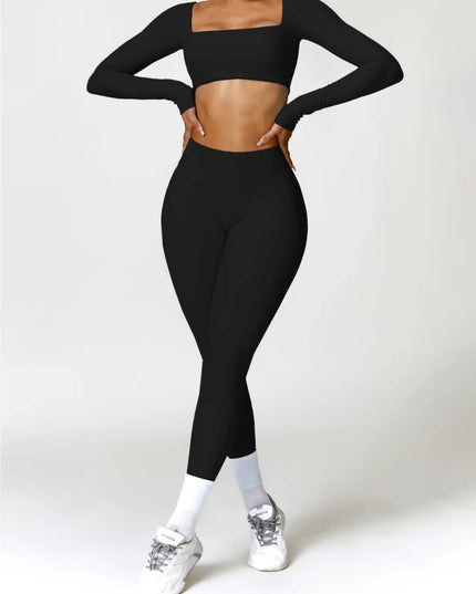 Core High Waist Leggings - Svart