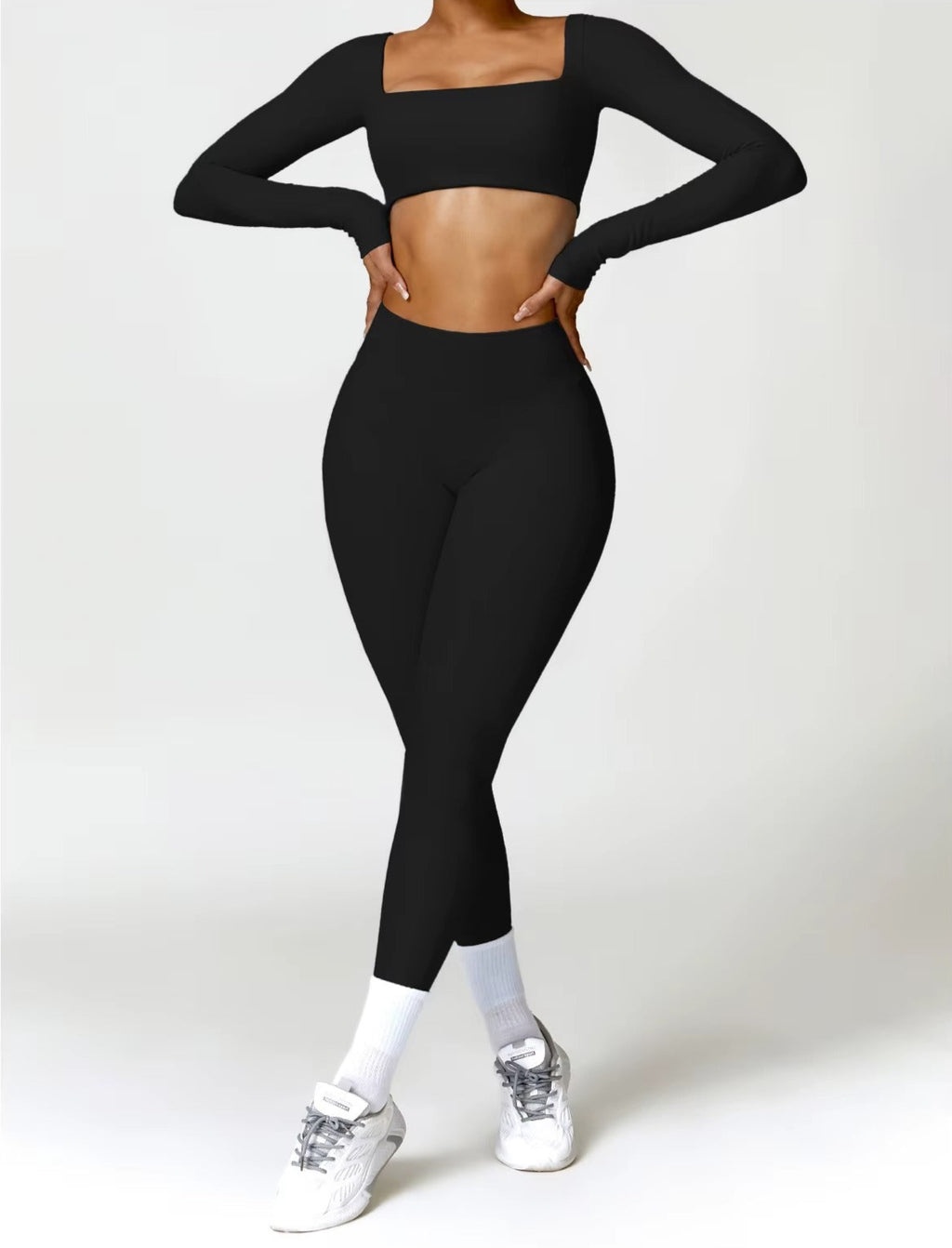 Core High Waist Leggings - Svart