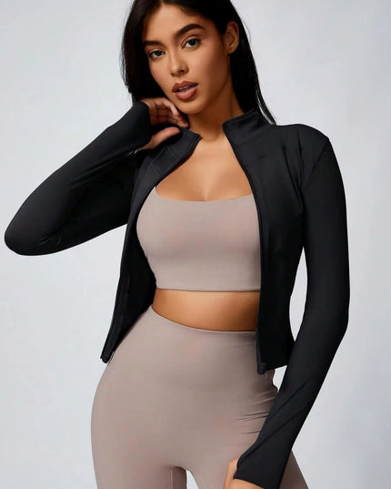 Aeris Zip Jacket - Black