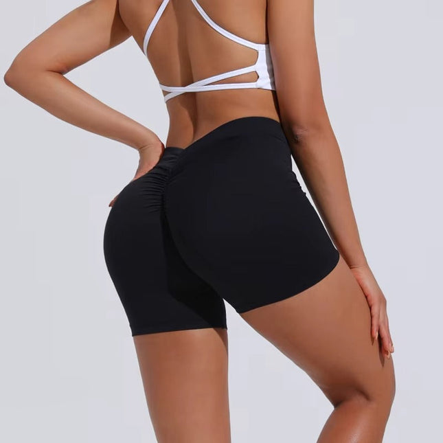 Essence V-Back Shorts - Svart