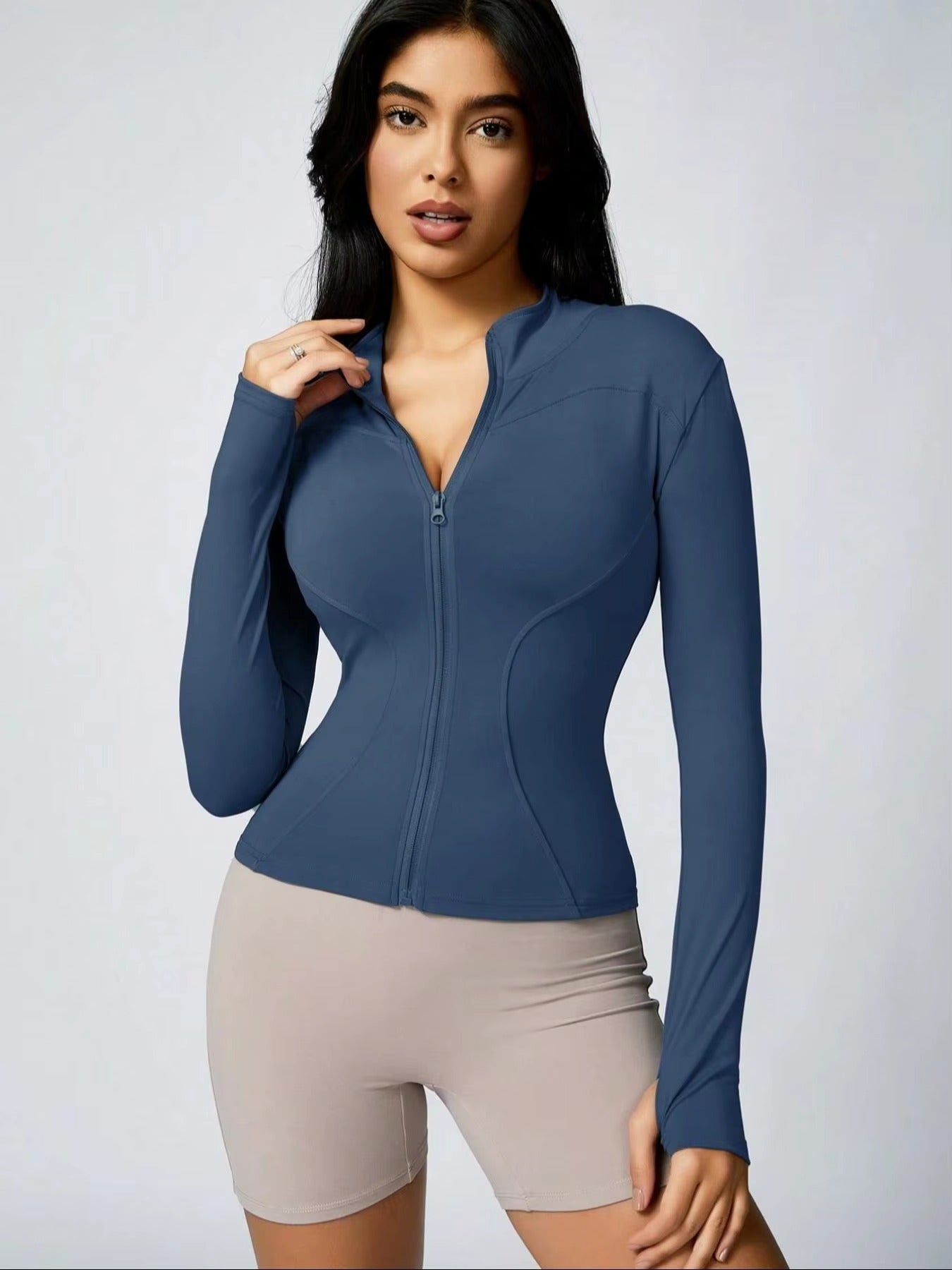 Aeris Zip Jacket - Navy
