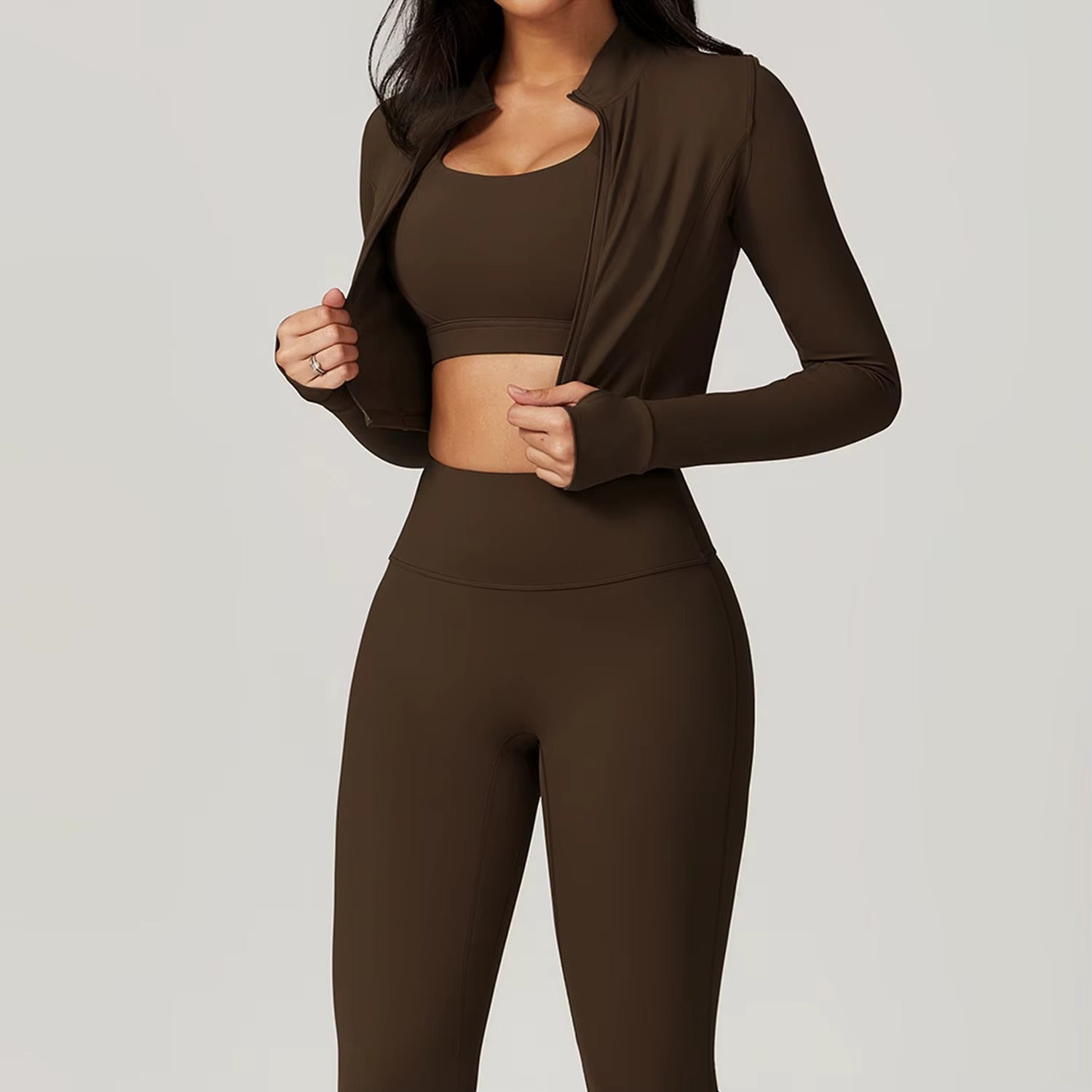 Elevate Set - Leggings - Grå
