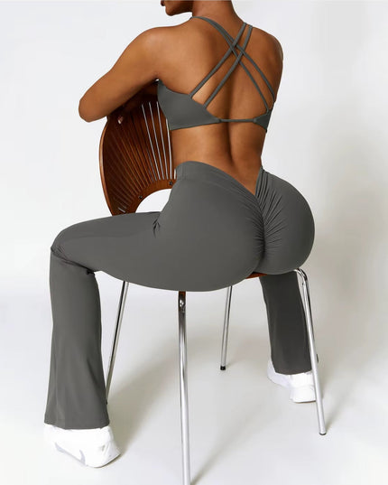 Flare Leggings - Grey 