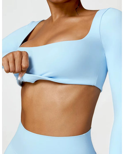 Dynamic Yoga Set - Shorts - Baby Blue