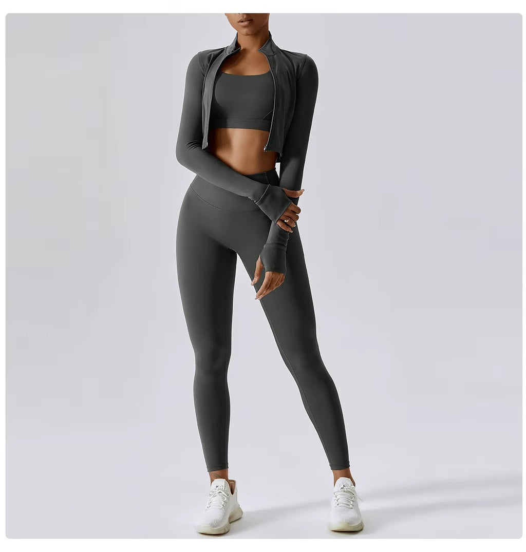 Elevate Set - Leggings - Grå