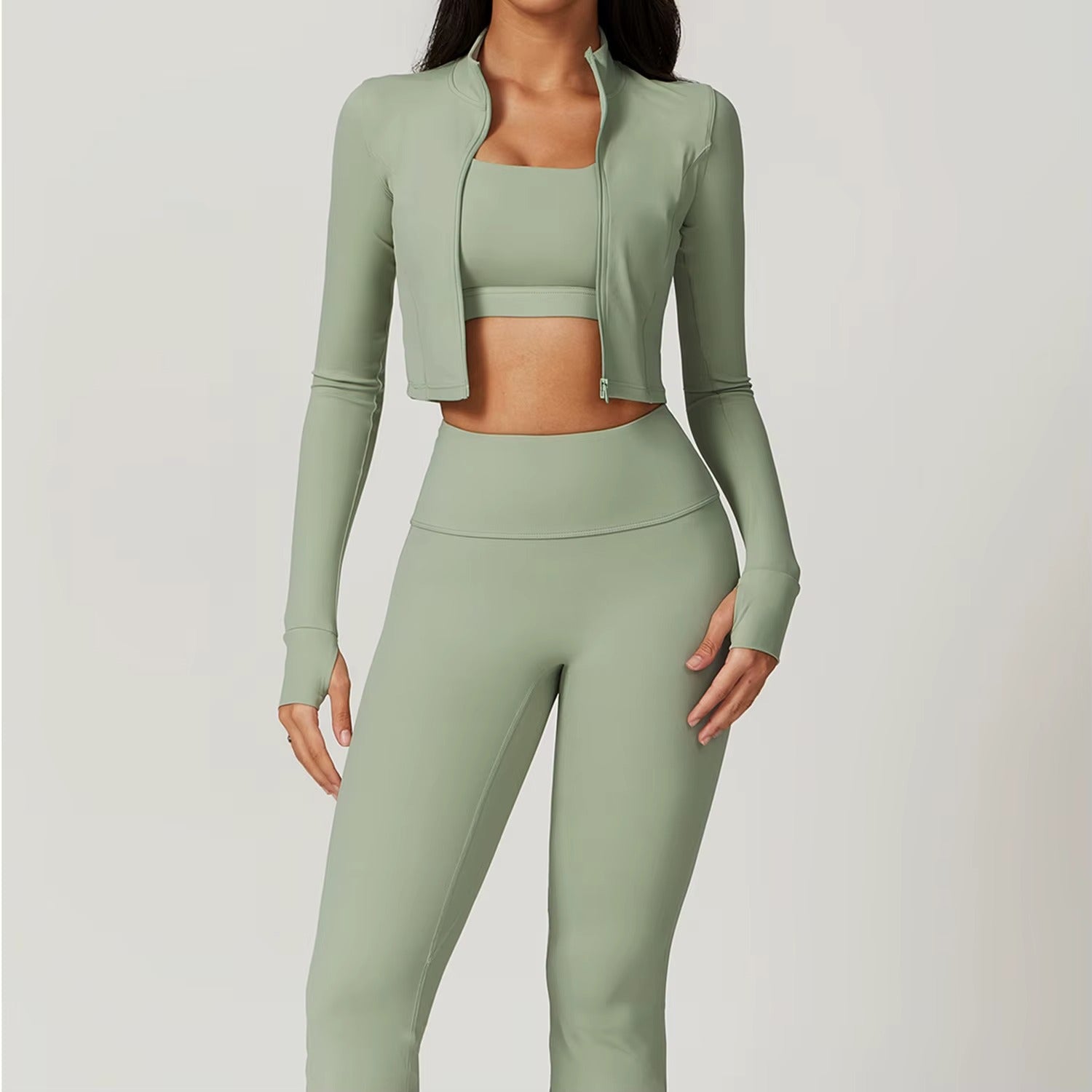 Elevate Set - Leggings - Grå