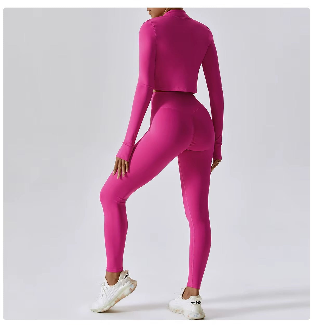 Elevate Set - Leggings - Fuschia